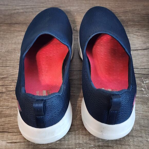 Skechers Go Walk Joy Aurora Women's Casual Comfort Slip-On Shoes Size 10 Blue - Picture 8 of 9